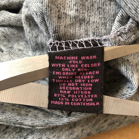 Hybrid SMALL Gray Dream More Complain Less Short Sleeve Tee Shirt T-Shirt - Picture 5 of 5